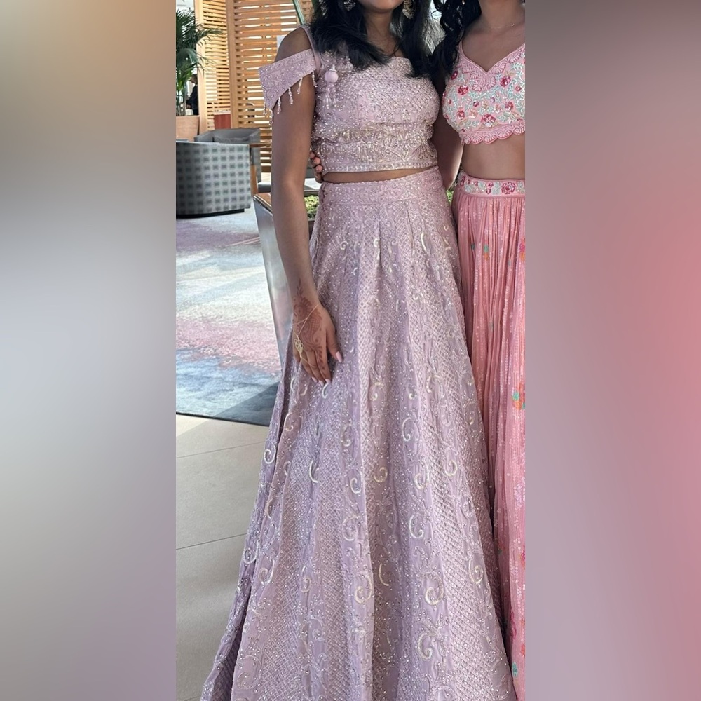 Purple lehenga